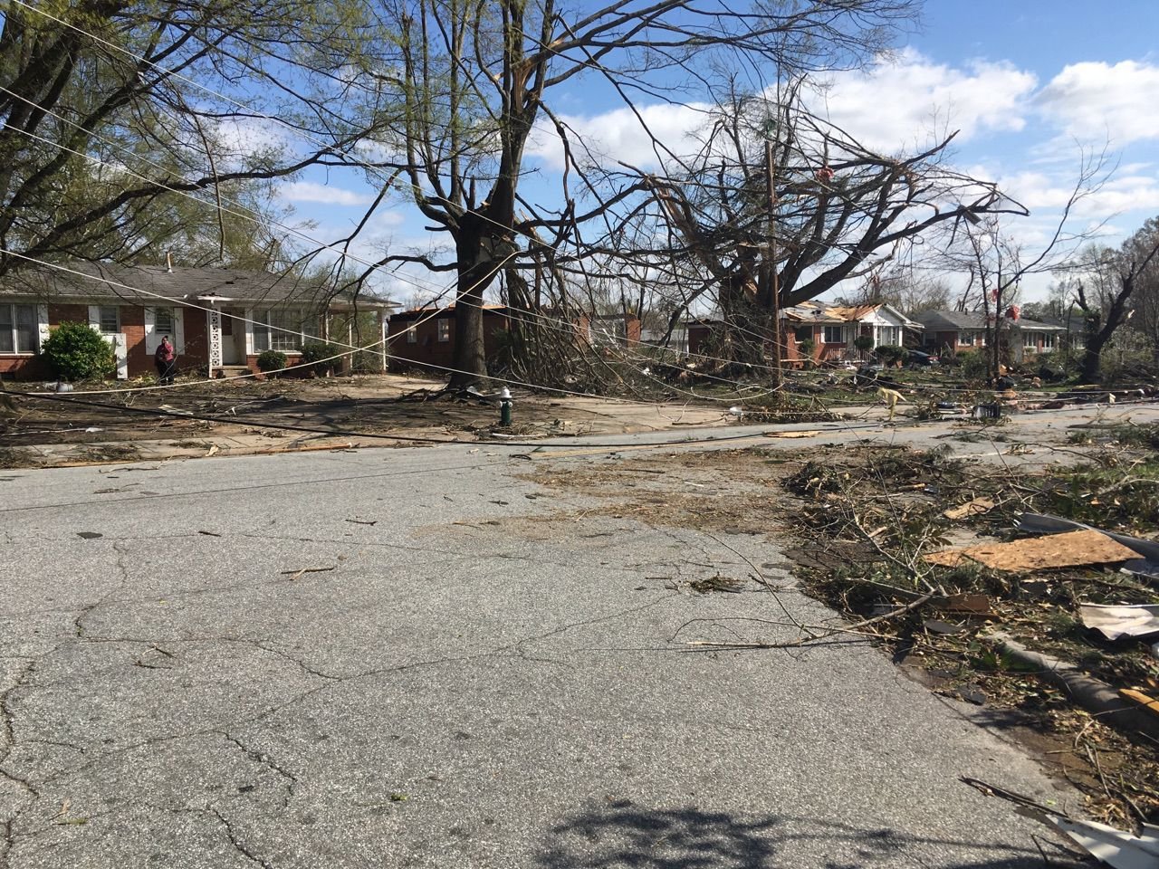 tornado damage east florida street